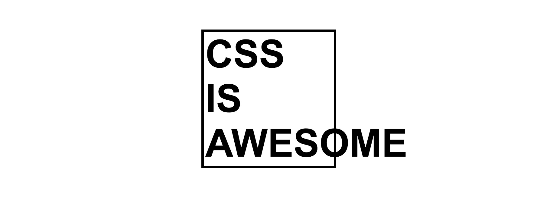 CSS is Awesome (overflow meme)